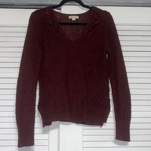 aeropostale maroon sweater